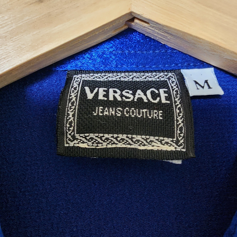 Versace Blue Button Down Shirt - image 5